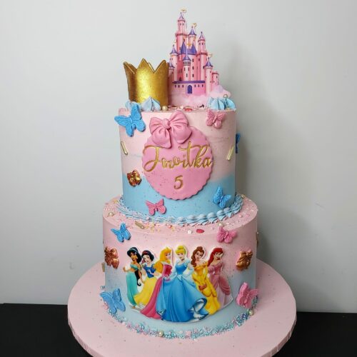 Tort z księżniczkami